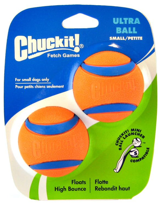 PETMATE CHUCKIT! ULTRA BALL 2-PACK SMALL