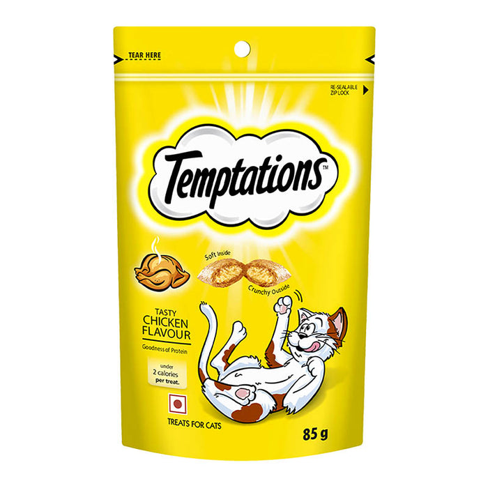 Temptations Cat Treat, Tasty Chicken Flavour - 85 g