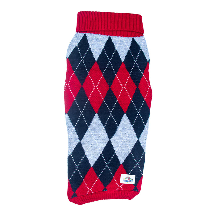 Nootie Red -Blue Check Sweater for Dogs