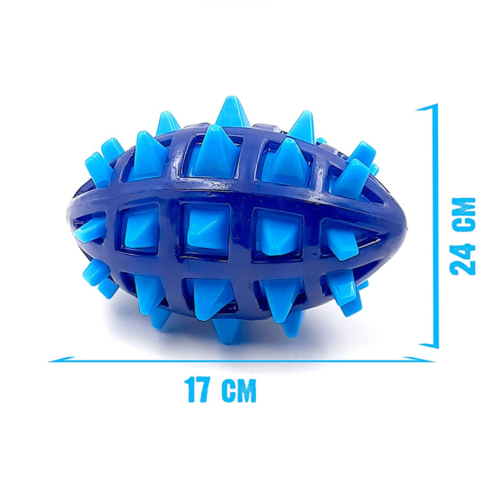 Nootie Spikey Rugby Ball Toy for Dogs.