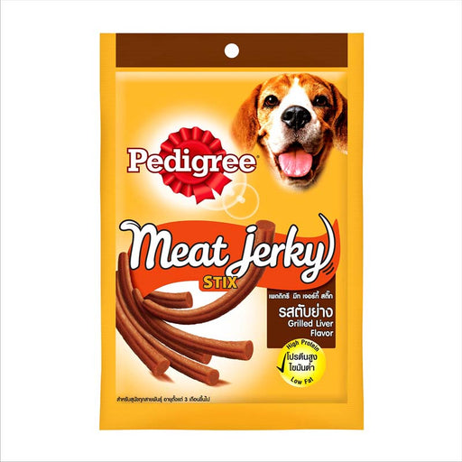 Pedigree Dog Treats Meat Jerky Stix, Grilled Liver, 60 g Pouch