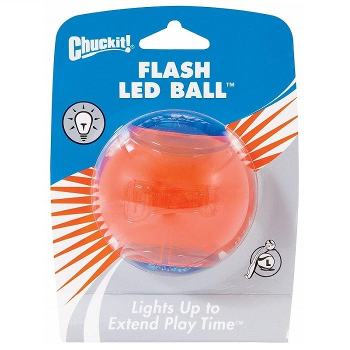 PETMATE CHUCKIT! FLASH LED BALL MEDIUM 1-PK