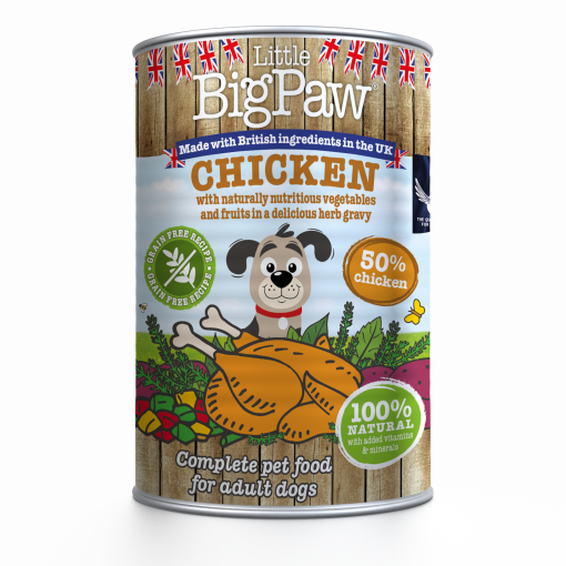 Little Big Paw Chicken, Potato,Peppers,Beans & Herbs Pack of 12 units of 390 Grams each