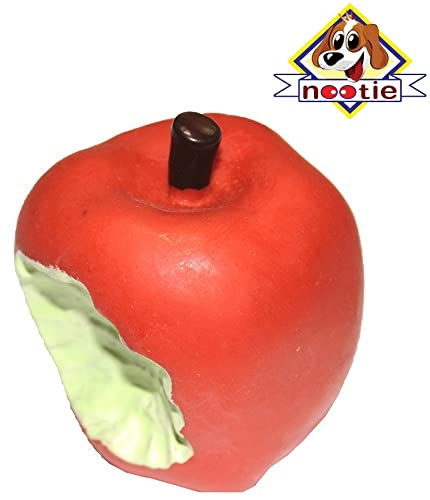 Nootie Apple Squeaky Toy for Pets Fruit Shape Toy for Puppies/Dogs.