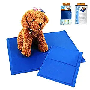 The Pet Point Heat Relief Pressure Activated Comfort Soft Cooling Mat Bed/Sofa Cooler Pad for Puppies, Dogs and Cats