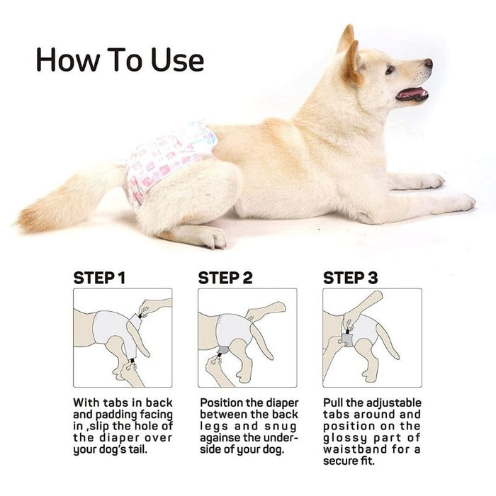 FOFOS Diapers for Male Dogs