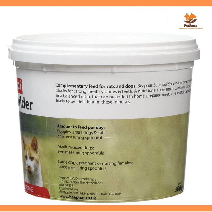 Beaphar Irish Calcium and Bone Builder, Dog & Cat Supplement (500 Gms)