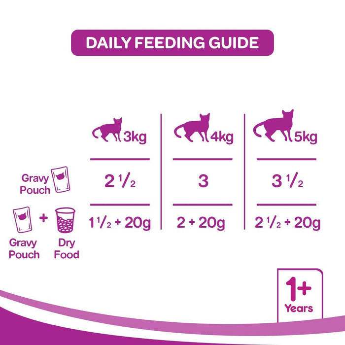 Whiskas Adult (+1 year) Wet Cat Food, Tuna in Jelly, 12 Pouches (12 x 85g)