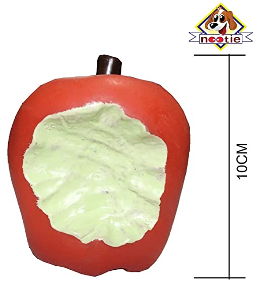 Nootie Apple Squeaky Toy for Pets Fruit Shape Toy for Puppies/Dogs.