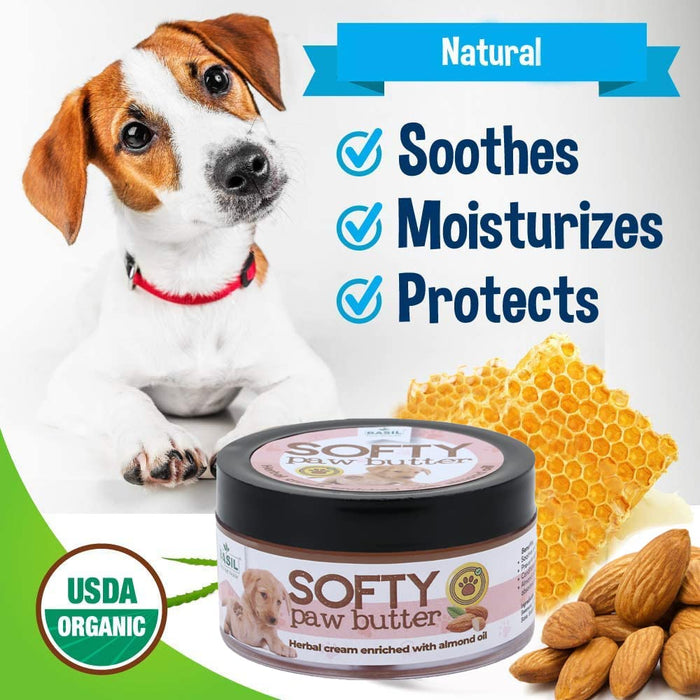 Basil Almond Softy Paw Butter for Dogs