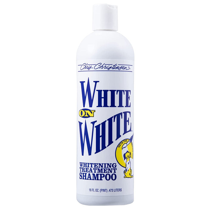 Chris Christensen White on White Shampoo for Pets,16 fl.oz./473 Ml