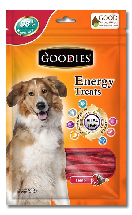Goodies Energy Dog Treats Lamb, 500g