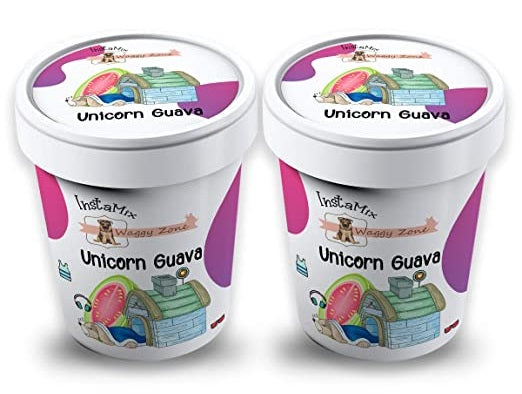 Waggy Zone Vegan Doggy Ice Cream Insta Mix - Unicorn Guava (40g)