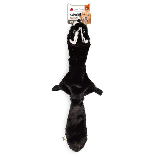 Barkbutler x Fofos Dog Toy Skinneez Skunk Squeaky Dog toy, Black 