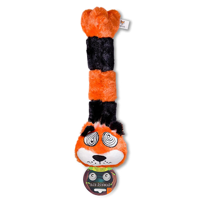 Barkbutler x Fofos Forest Eye Fox Stick Stuffed Soft Squeaky Plush Dog Toy