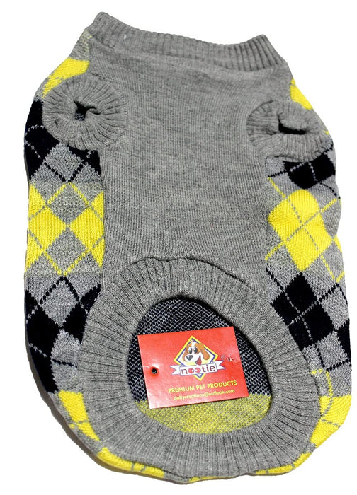 Nootie Premium Warm Yellow Sweater for Dogs.