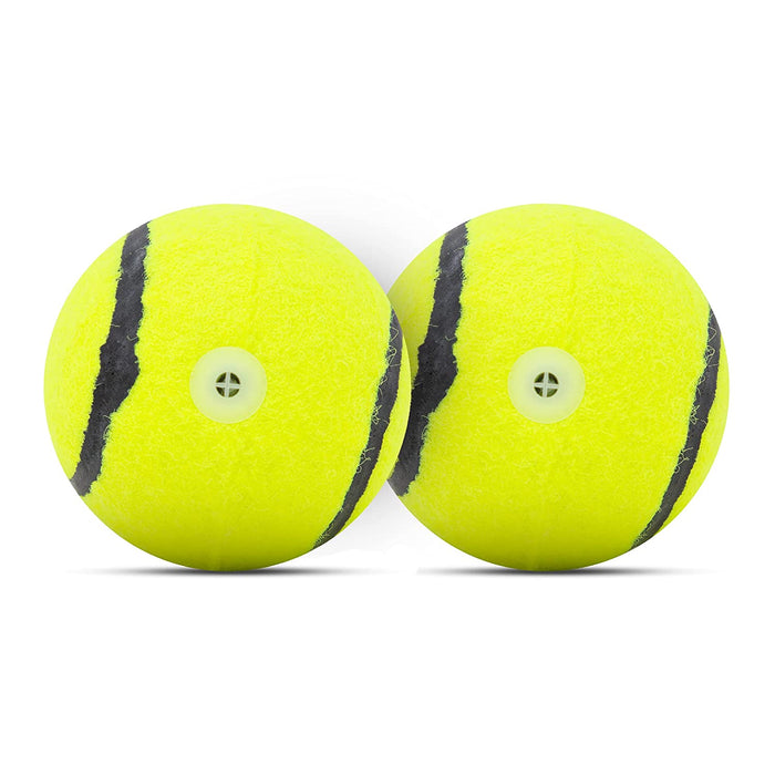 Barkbutler x Fofos Sports Fetch Ball Durable Dog Ball Toy Set, Yellow (Pack of 2)