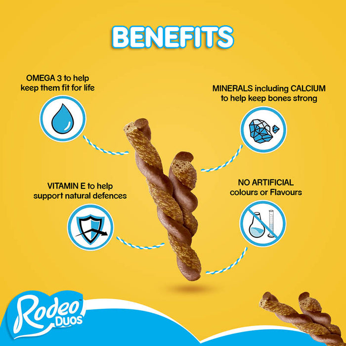Pedigree Rodeo Duos Adult Dog Treat, Chicken & Bacon - 123 g Pack