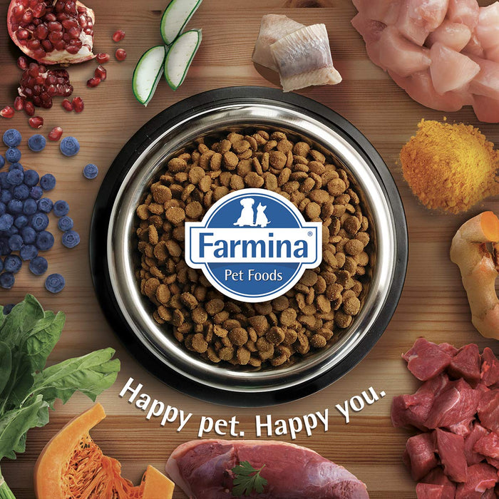 FARMINA PET FOODS Farmina N&D Quinoa Skin and Coat Dry Dog Food, Grain-Free, Adult Breed, 2.5 Kg, Duck, Coconut and Turmeric