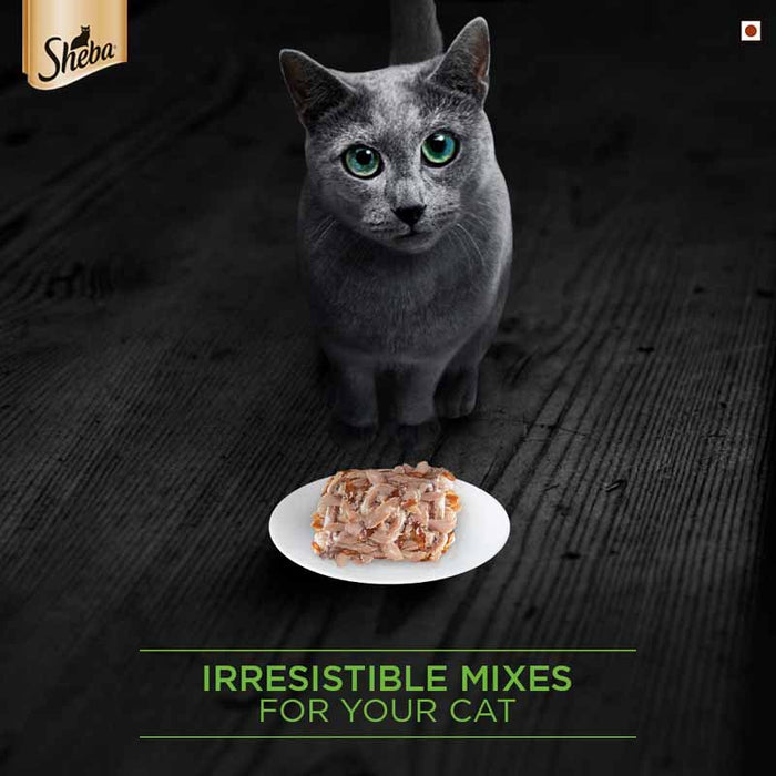 SHEBA Complete Nutrition For Cats - White Meat & Snapper In Gravy 85 gm