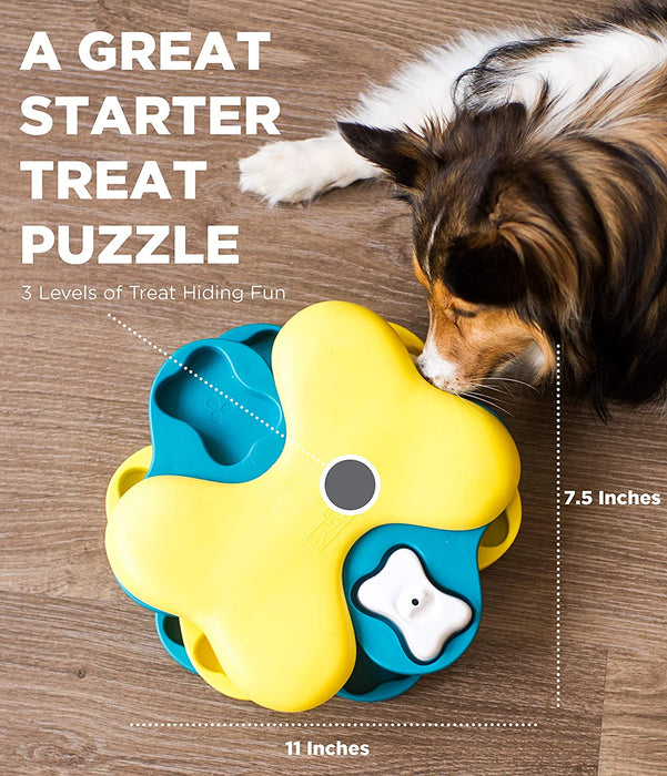 Outward Hound Nina Ottosson Dog Tornado Puzzle Toy ‚ Stimulating Interactive Dog Game for Dispensing Treats
