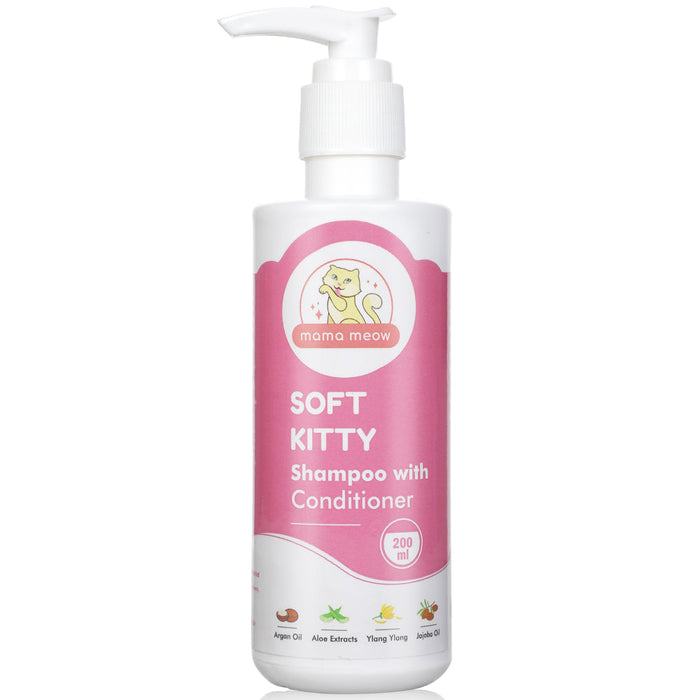 Mama Meow Soft Kitty Shampoo with Conditioner for Cats