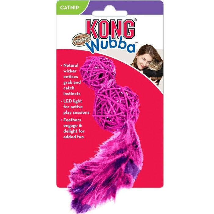 Kong Wubba Wicker Toy for Cats