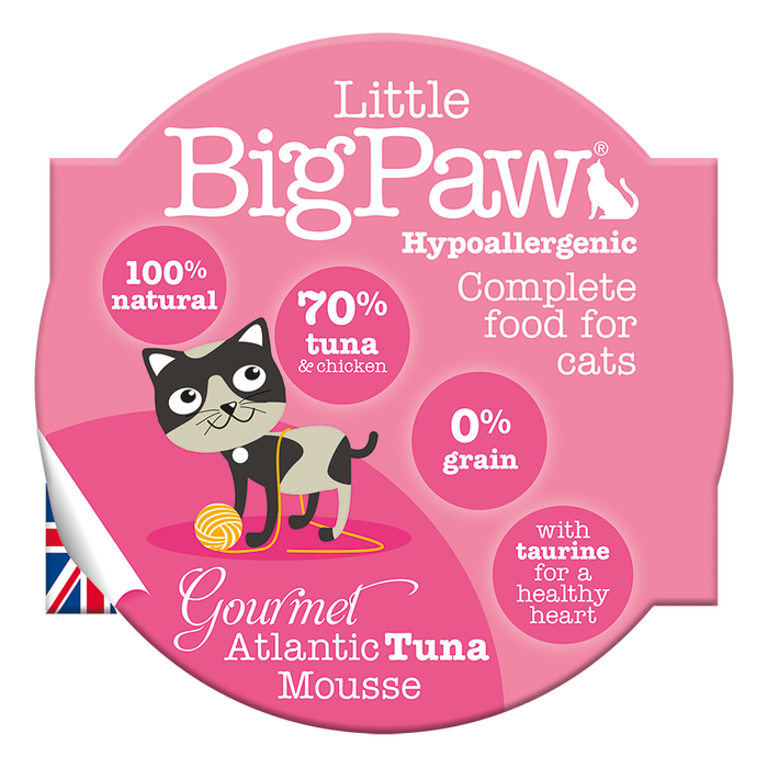 Little Big Paw Gourmet Atlantic Tuna Mousse Pack of 8 units of 85 Grams each