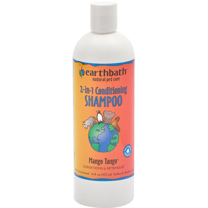 EarthBath 2 in 1 Conditioning Shampoo Mango Tango Long Coat