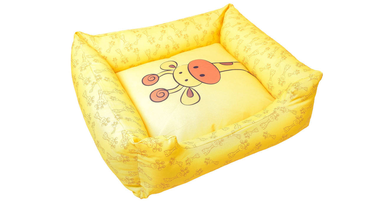 Nootie Premium Baby Girrafe-Yellow Lounger Bed.