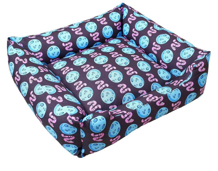 Nootie Premium Moon Worm-Violet Lounger Bed.