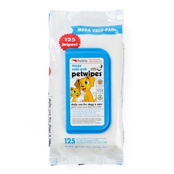 Petkin Mega Value Pack Petwipes for Dogs & Cats