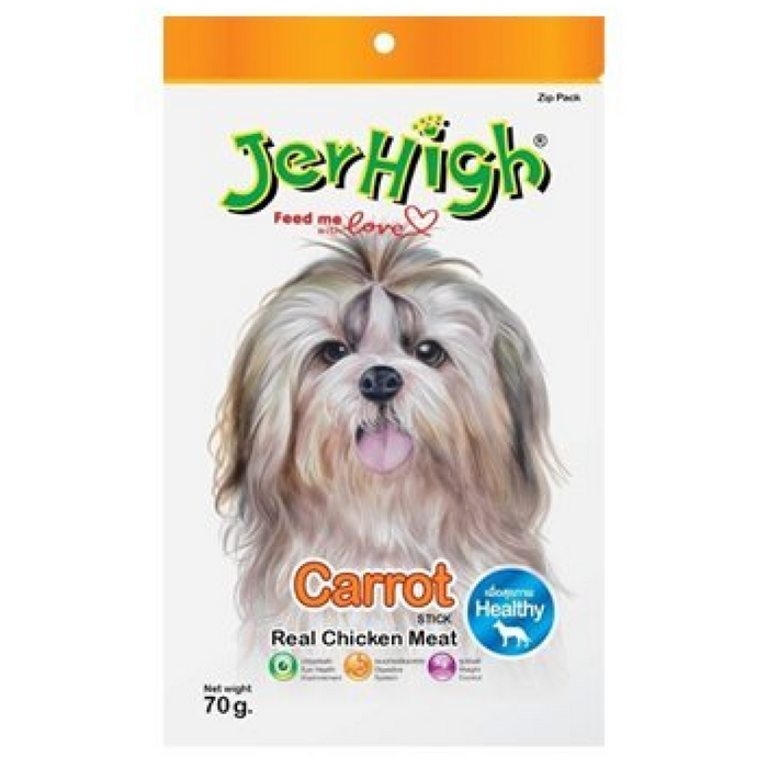 JerHigh Chicken Carrot Dog Treats 70 Gms(Pack of 2)