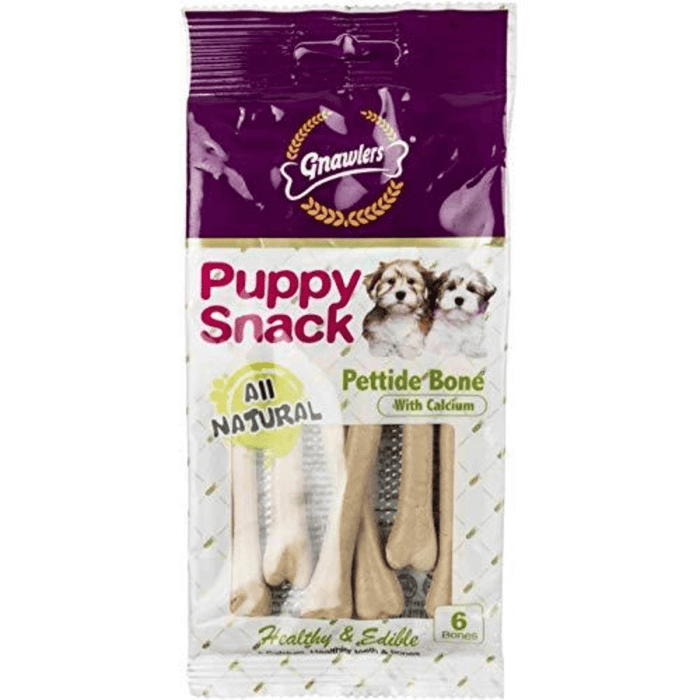 Gnawlers Puppy Snack Pettide Bone Dog Treats