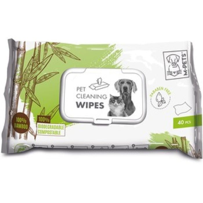 M-Pets Pets Cleaning Wipes - Bamboo