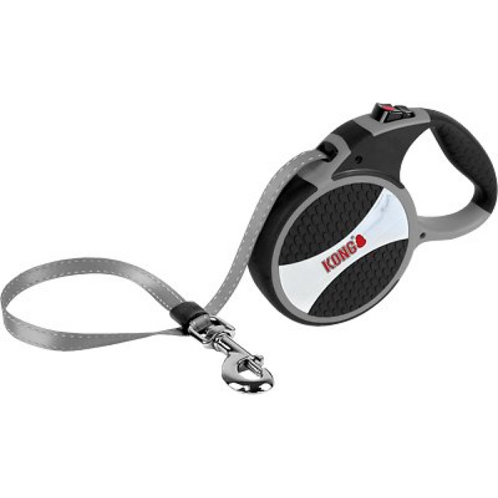 Kong Explore Retractable Leash for Dogs (Grey)