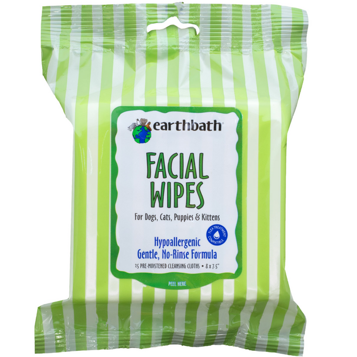 EarthBath Hypo-Allergenic Fragrance Free Facial Wipes