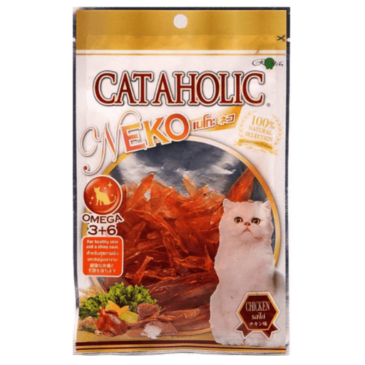 Cataholic Neko Soft Chicken Jerky Sliced Cat Treats