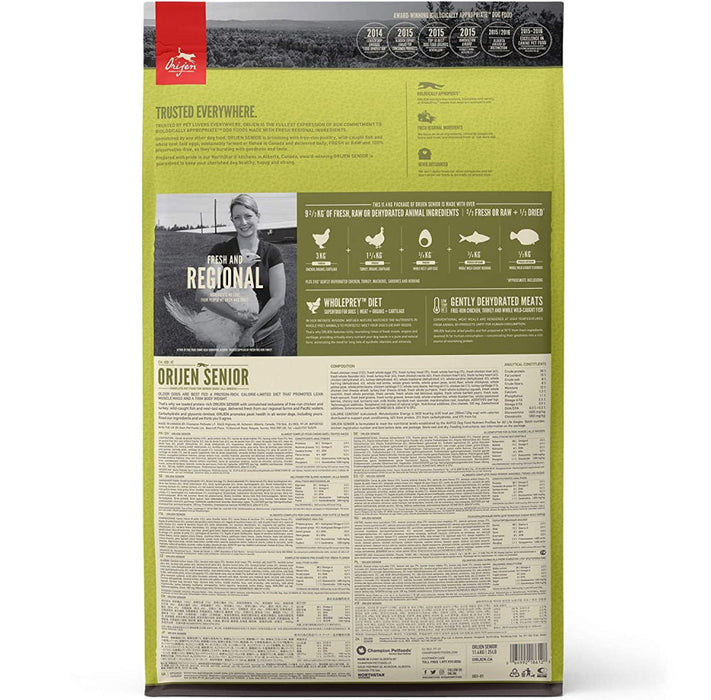 Orijen Senior Dog Dry Food (All Breeds)
