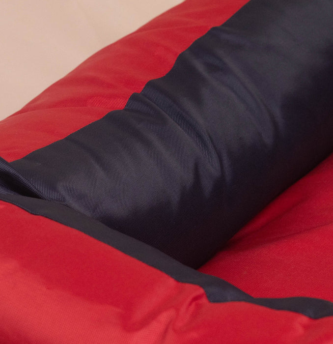 Nootie Premium Black IN Red Lounger Bed.