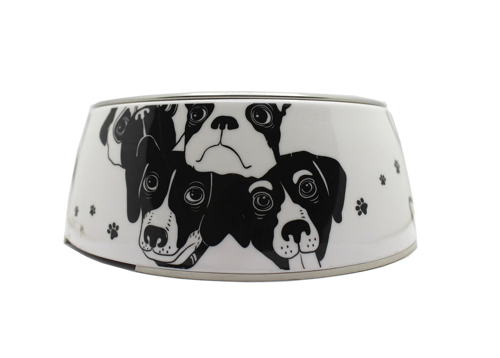 Dog Printed Melamine Bowl
