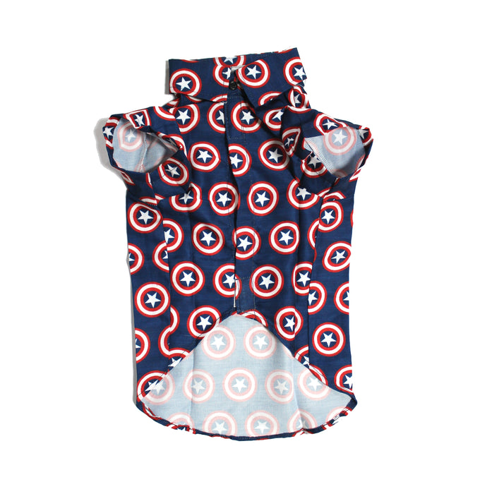 CAPTAIN AMERICA SHIRT FOR DOGS & PUPPIES