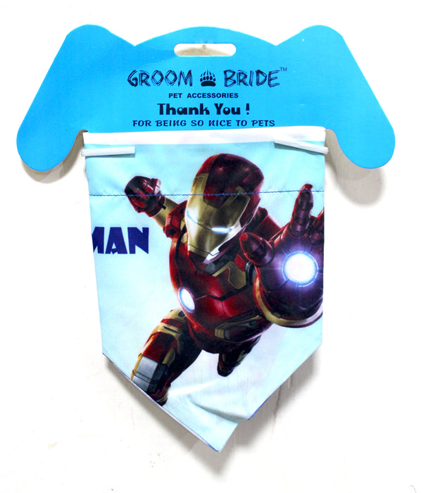 Groom Bride X Nootie Super Hero's Iron Man and Spider Man Printed Reversible Bandana.