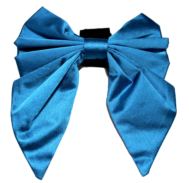 Groom Bride X Nootie Fancy Blue Long Collar Bow Tie.