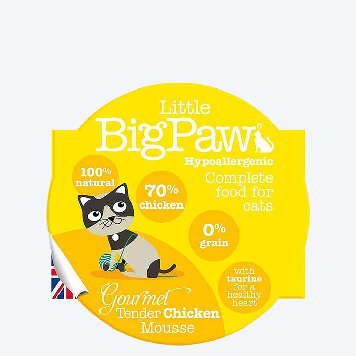 Little BigPaw Chicken Mousse (Gourmet Tender) Wet Adult Cat Food - 85 g