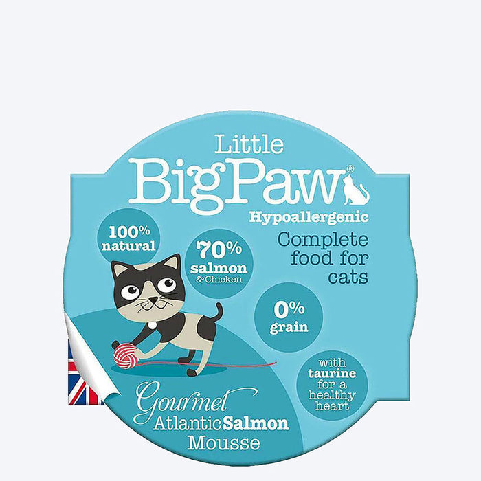 Little BigPaw Gourmet Atlantic Salmon Mousse Wet Cat Food - 85 g