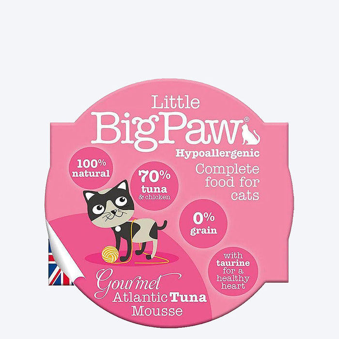 Little BigPaw Gourmet Atlantic Tuna Mousse Cat Food - 85 g