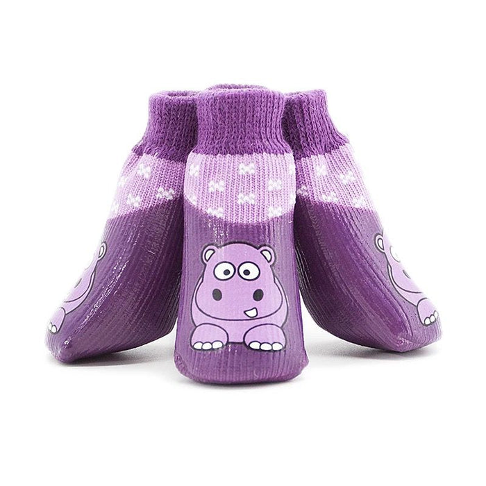 Nootie Baby Hippo Printed Socks .