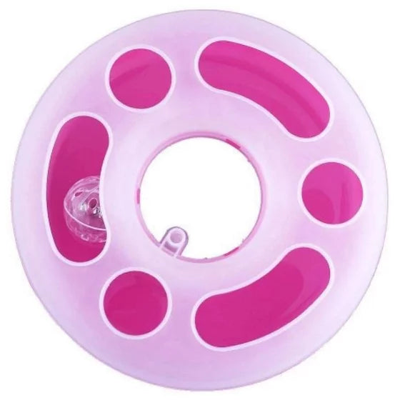 Nootie Happy Kitten Cat Circle with Ball Toy | Interactive Cat Toy
