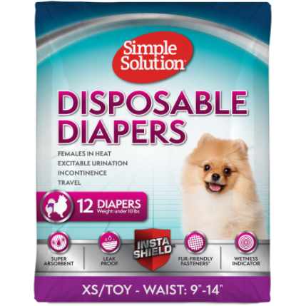 Simple Solution USA Disposable Diapers (XS: 23-36cm 12pcs)